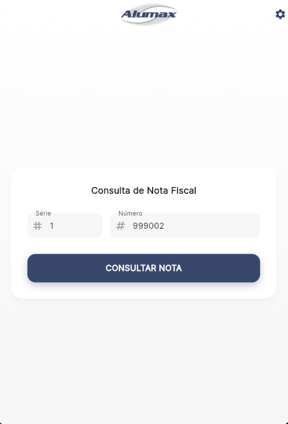 Tela do Módulo Caixa